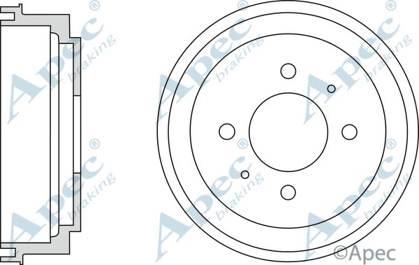 APEC BRAKING stabdžių būgnas DRM9946